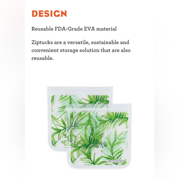 Full Circle Home Reusable Plant Towels and Zip-tuck Lunch Bags - Picture 11 of 11